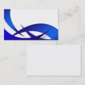 carte de visite swooshy de disposition (Devant / Derrière)