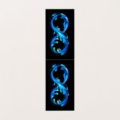 Carte De Visite Symbol Infinity of Cold Clear Water (Extérieur déplié)