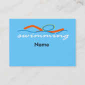 Carte De Visite Symbole coloré de bain (Dos)