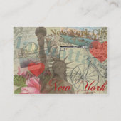 Carte De Visite Symbole d'Art de New York (Dos)