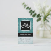 Carte De Visite Symbole de bicyclette (Debout devant)