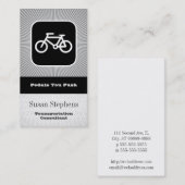 Carte De Visite Symbole de bicyclette (Devant / Derrière)
