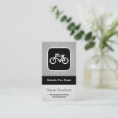 Carte De Visite Symbole de bicyclette (Debout devant)