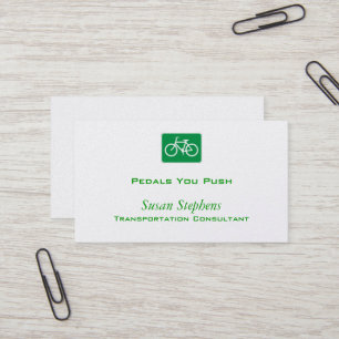 Carte De Visite Symbole de bicyclette