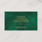 Carte De Visite Symbole de calligraphie Feng Shui Lucky Bamboo (Dos)