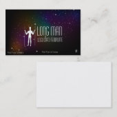 Carte De Visite Symbole de géoglyphe - Logo d'espace simple pour h (Devant / Derrière)