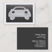 Carte De Visite Symbole de la voiture de route (frontière) (Devant / Derrière)