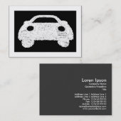 Carte De Visite Symbole de la voiture de route HC (frontière) (Devant / Derrière)