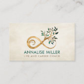 Carte De Visite Symbole de l'infini - Branche d'arbre (Devant)