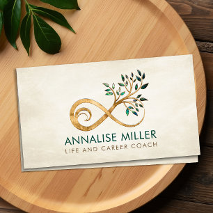 Carte De Visite Symbole de l'infini - Branche d'arbre
