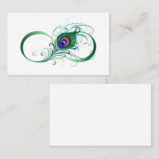 Carte De Visite Symbole de l'Infinity (Devant / Derrière)