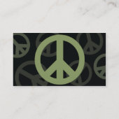 Carte De Visite Symbole de paix - affaires (Dos)