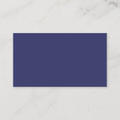Carte De Visite Symbole de Paix Bleu (Dos)