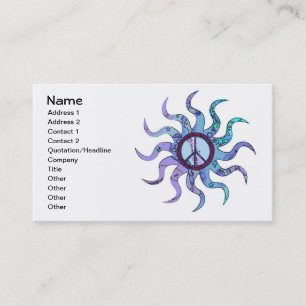 Carte De Visite SYMBOLE DE PLEINE PLEINE CLAIR Super DE TRIppY