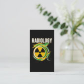 Carte De Visite Symbole de radiologie Radiologiste Xray (Debout devant)