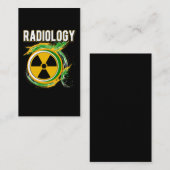 Carte De Visite Symbole de radiologie Radiologiste Xray (Devant / Derrière)