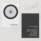 Carte De Visite Symbole de roue VTT (Devant / Derrière)