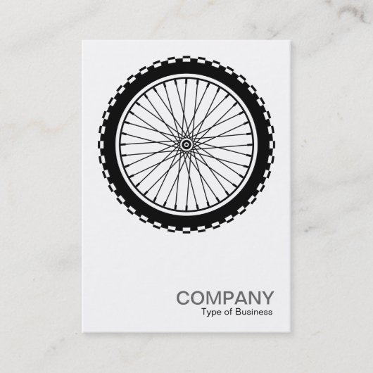 Carte De Visite Symbole de roue VTT (Devant)