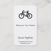 Carte De Visite Symbole de vélo (Devant)