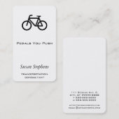 Carte De Visite Symbole de vélo (Devant / Derrière)