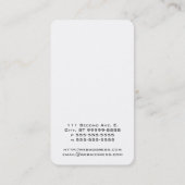 Carte De Visite Symbole de vélo (Dos)