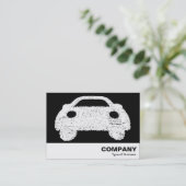 Carte De Visite Symbole de voiture (Debout devant)