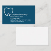 Carte De Visite Symbole dentaire moderne Office (Devant / Derrière)
