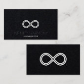 Carte De Visite Symbole d'harmonie d'infini (Devant / Derrière)