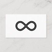 Carte De Visite Symbole d'harmonie d'infini (Dos)