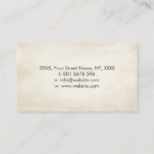 Carte De Visite Symbole d'infini aquarelle - Branche de l'arbre (Dos)