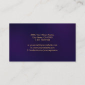 Carte De Visite Symbole double spirale de l'équilibre - royaume de (Dos)