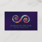 Carte De Visite Symbole double spirale de l'équilibre - royaume de (Devant)