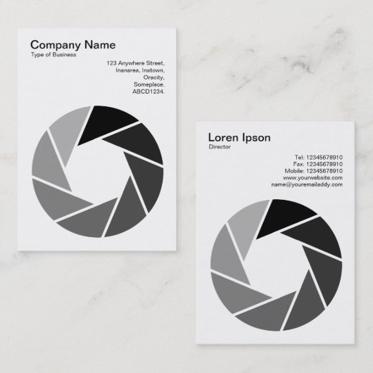 Carte De Visite Symbole d'ouverture - Tones (Devant / Derrière)