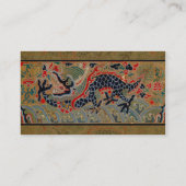 Carte De Visite Symbole dragon chinois Antique asiatique (Dos)