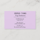 Carte De Visite Symbole élégant tellement moderne de l'OM (Dos)