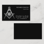 Carte De Visite Symbole franc-maçonnerie (Devant / Derrière)