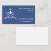 Carte De Visite Symbole franc-maçonnerie (Devant / Derrière)