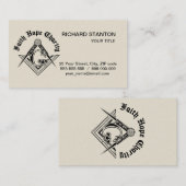 Carte De Visite Symbole franc-maçonnerie (Devant / Derrière)