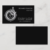 Carte De Visite Symbole franc-maçonnerie (Devant / Derrière)