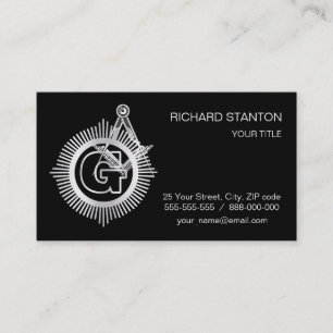 Carte De Visite Symbole franc-maçonnerie