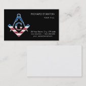 Carte De Visite Symbole Freemasonic des États-Unis (Devant / Derrière)