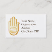 Carte De Visite Symbole Jain (Devant)