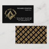 Carte De Visite Symbole maçonnique (Devant / Derrière)