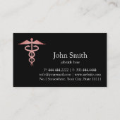 Carte De Visite SYMBOLE Médicale DE CADURÉE (Dos)