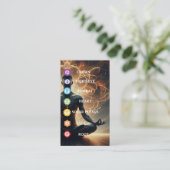 Carte De Visite Symbole moderne 7 chakras (Debout devant)
