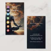 Carte De Visite Symbole moderne 7 chakras (Devant / Derrière)