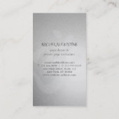 Carte De Visite Symbole Om de Mandala Om de Yoga élégant (Dos)