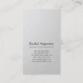 Carte De Visite Symbole OM en or et blanc intégré instructeur de Y (Dos)