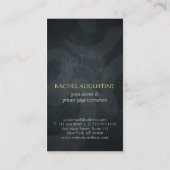 Carte De Visite Symbole Om Pose Om Elégant Yoga Foil (Dos)