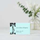 Carte De Visite Symbole Orthopédique Arbre Croché (Debout devant)